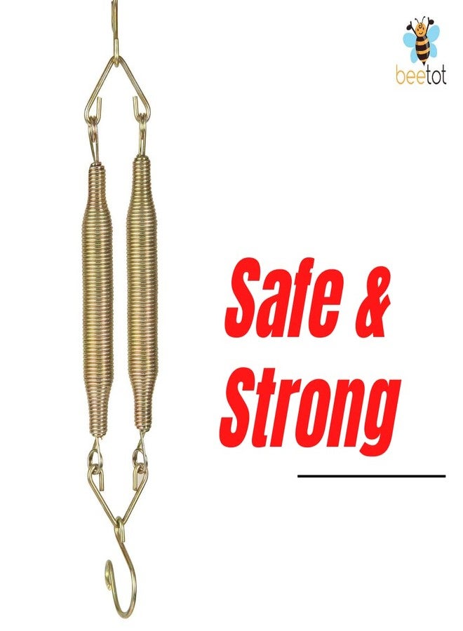 beetot Baby Cradle Spring | Capacity Upto 15 Kg | Up to 2 Years | for Jhula Thottil Kambu, New Born, Infant, Swing, Uyyala | Gold - Image 2